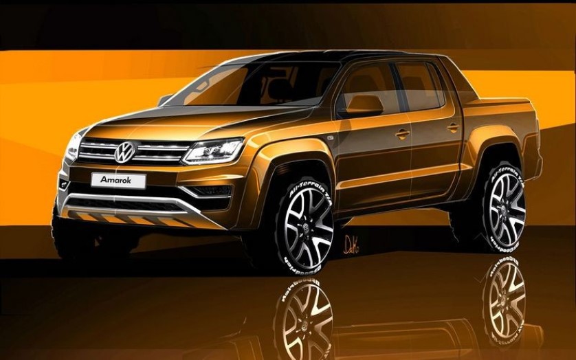 Тизер Volkswagen Amarok нового поколения Тизер Volkswagen Amarok нового поколения