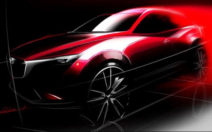 Первые снимки нового кроссовера Mazda Первые снимки нового кроссовера Mazda