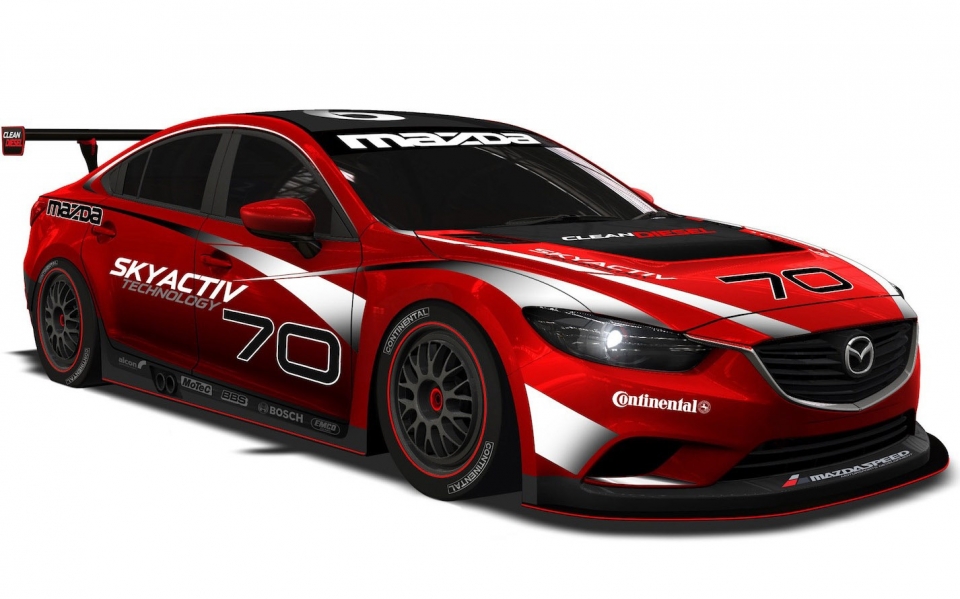 Дебютирует дизельный гоночный седан Mazda6