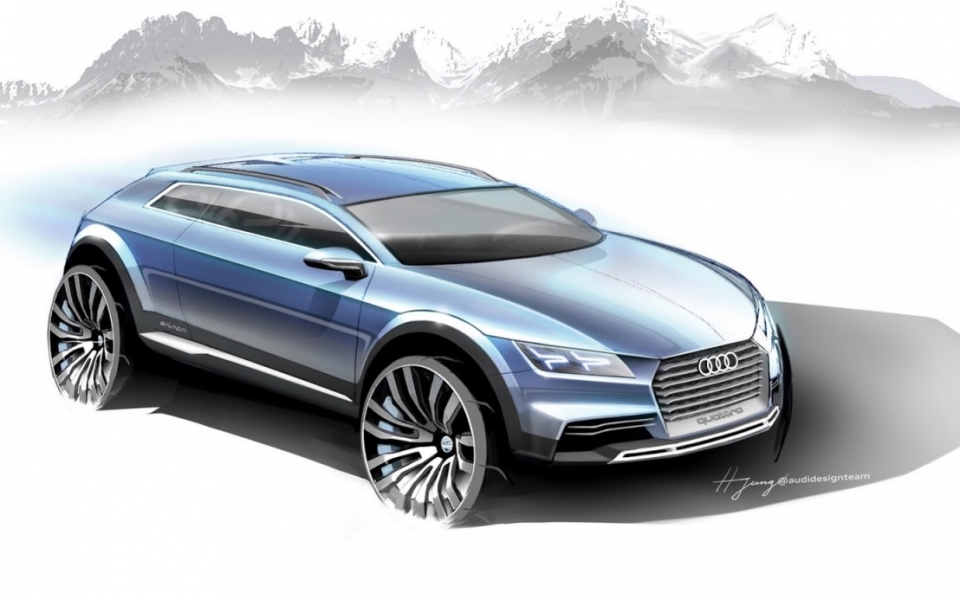 Концепт нового кроссовера Audi Q1