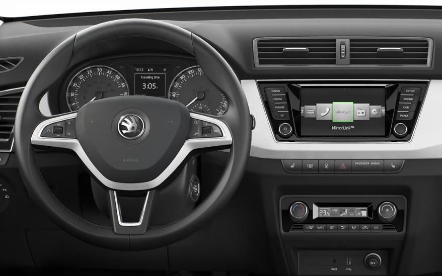 Салон новой модели Fabia от Skoda Салон новой модели Fabia от Skoda