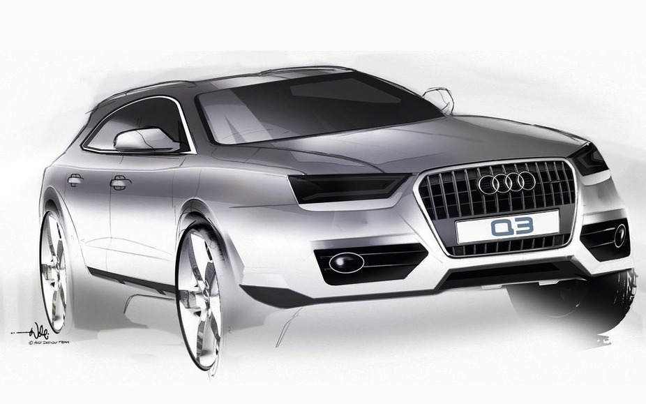 Audi Q3 – первые штрихи Audi Q3 – первые штрихи