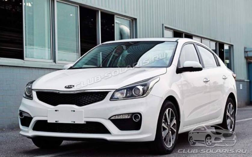 Новый Kia Rio попал под объективы фотокамер Новый Kia Rio попал под объективы фотокамер