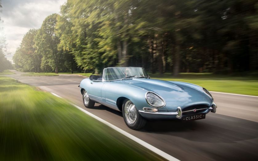 Jaguar E-Type с электрическим оснащением Jaguar E-Type с электрическим оснащением