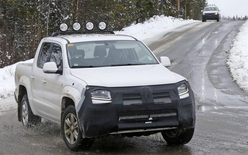 Дорожные тесты проходит обновленный Volkswagen Amarok