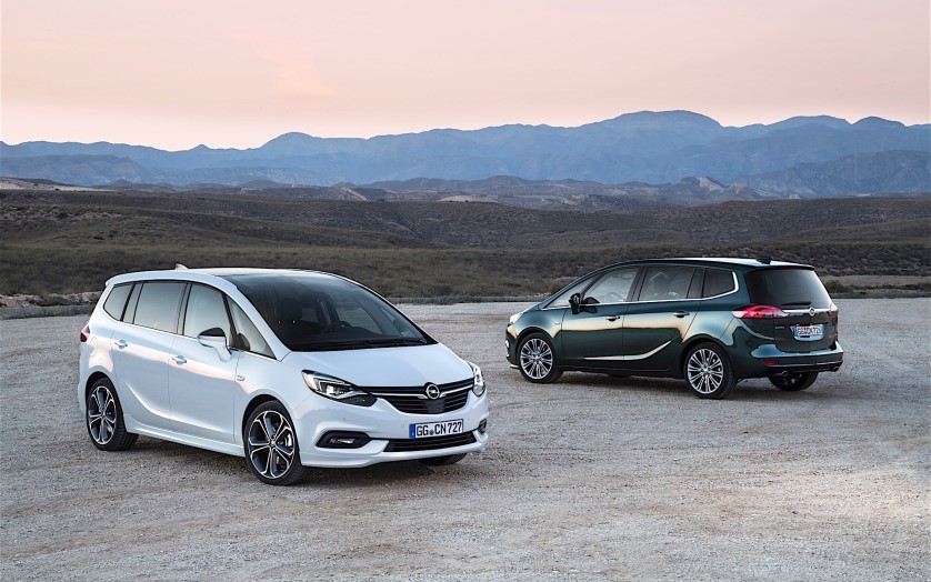 Рассекречена внешность нового Opel Zafira Рассекречена внешность нового Opel Zafira