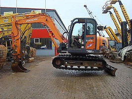   DOOSAN Solar 75-V  Mini Excavator