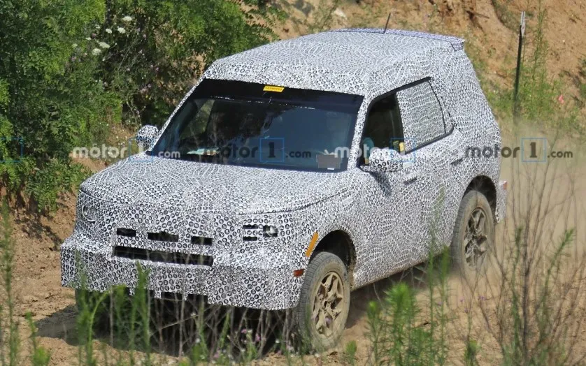 Новый Ford, спрятанный за камуфляжем