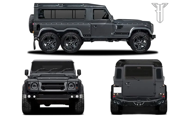 Тюнинг Land Rover Defender 110 от ателье Kahn Design Тюнинг Land Rover Defender 110 от ателье Kahn Design
